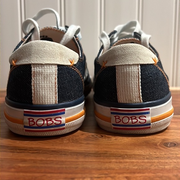 BOBS From Sketchers Blue Canvas Denim Shoes-Like New - Picture 10 of 14